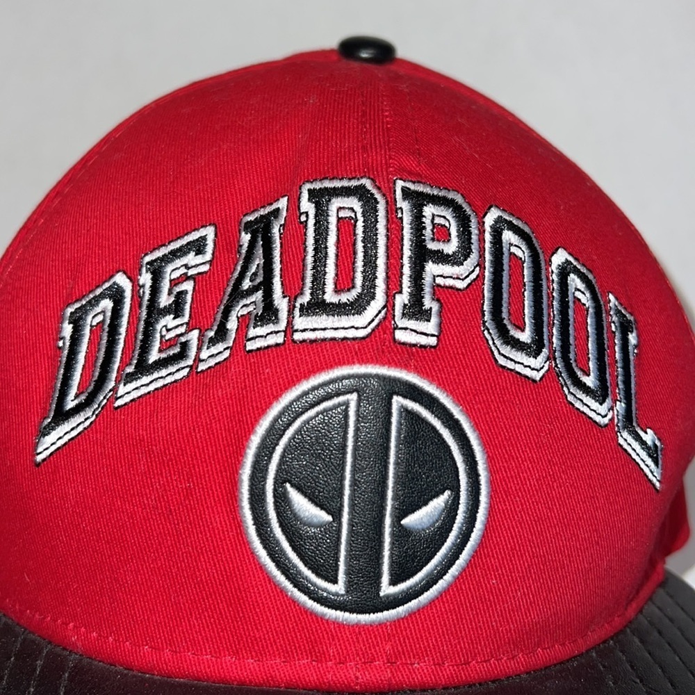 Marvel Deadpool Snapback Closure Adjustable Adult… - image 8